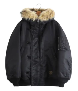 Nitraid / 00s/N-2B/ミリタリージャケット/M/ウール/BLK/無地/NR009-HJ05 N-2B FLIGHT JACKET | WACKO MARIA(ワコマリア) / アウター ダウン