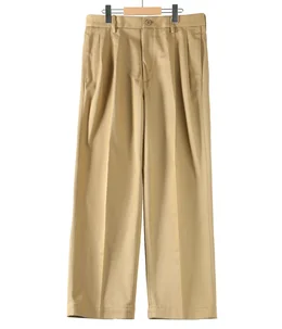 DOUBLE PLEATED CHINO TROUSERS ( TYPE-1 )