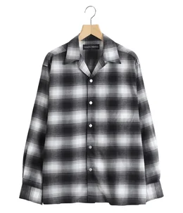 トップス WACKO MARIA OMBRE SHIRT WACKOMARIA《ワコマリア》OMBRE CHECK OPEN COLLAR SHIRT L/S