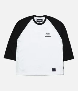 ネイバーフッド　M&M RAGLAN 3Q BLACK Lサイズ NH X M&M . CLASSIC RAGLAN 3Q | NEIGHBORHOOD(ネイバーフッド