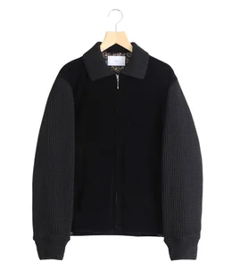 KNIT VELOR JACKET