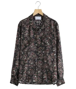 SILK OPEN COLLER SHIRT