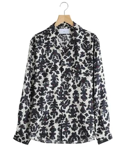 SILK OPEN COLLER SHIRT
