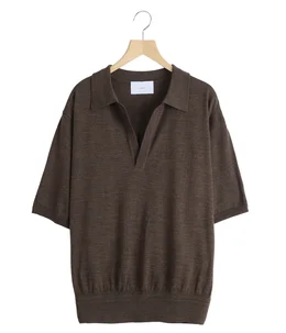 WOOL KNIT HALF SLEEVE POLO | SUGARHILL(シュガーヒル) / トップス