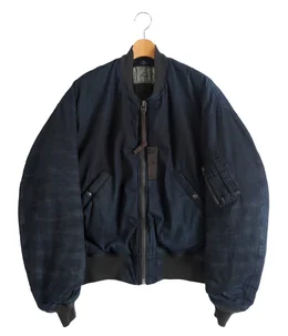 CLIMA SHIELD PADDING DENIM MA-1 PIGMENT PAINTED