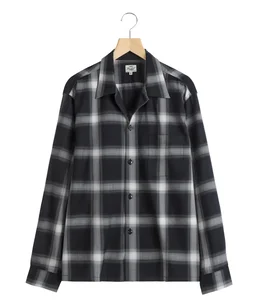 WOOL Super140s TROPICAL OPEN SHIRT