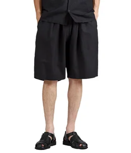 COTTON / RAMIE BROAD EASY SHORTS