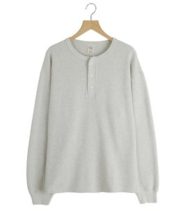 HEAVY THERMAL HENLEY NECK SHIRT