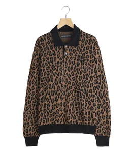 LEOPARD KNIT POLO SHIRT | WACKO MARIA(ワコマリア) / トップス