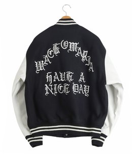 LEATHER VARSITY JACKET ( TYPE-3 )