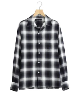 OMBRE CHECK OPEN COLLAR SHIRT L/S ( TYPE-4 ) | WACKO MARIA