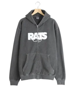 ラッツパーカー PIGMENT DYED ZIP HOODIE | RATS(ラッツ) / トップス スウェット