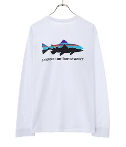 M's L/S Home Water Trout Responsibili-Tee -WHT-