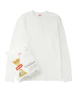 THERMAL KING WAFFLE HENLEY NECK L/S