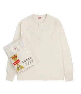 THERMAL KING RASCHEL HONEYCOMB HENLY NECK L/S