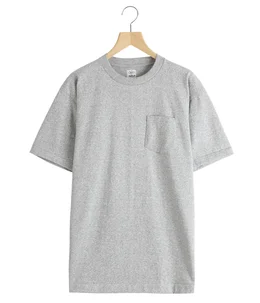 POCKET TEE S/S made of USA yarn