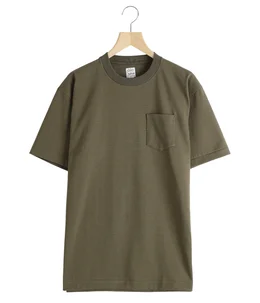 POCKET TEE S/S made of USA yarn