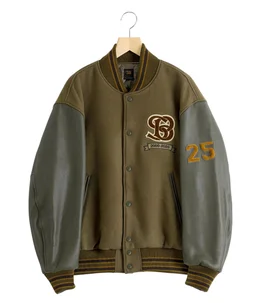 Wool Melton Varsity Jacket | Scye(サイ ベーシックス