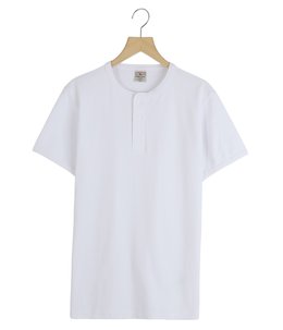 DAILY S/S RIB HENLY NECK TEE