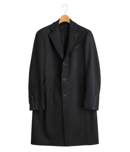 Chester Coat Wool Cashmere Herringbone