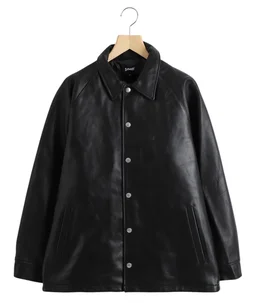 Schott ブラック コーチジャケット L schott（ショット）の「Schott/ショット/SHEEP COACH JACKET