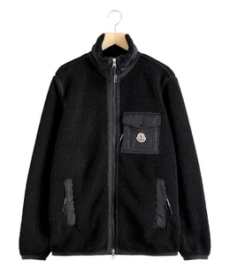 MONCLER フリースロンパース　70cm MONCLER フリースロンパース ホワイト
