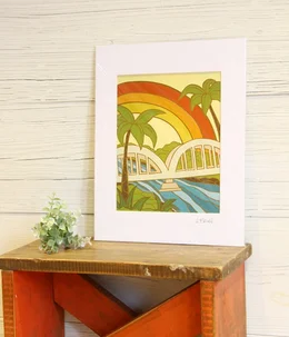 Art Print 11×14 「Rainbow Bridge」