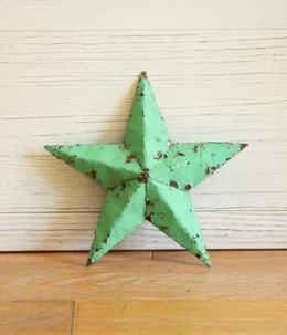 Handmade Tin stars 8inch