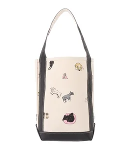 BAGUETTE TOTE SMALL PRINT -DOG-