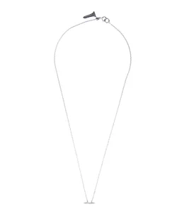 【レディース】Trapeze Diamond Necklace S-White Gold-(ネックレス)