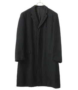 【USED】OLD heringbone tweed chester coat