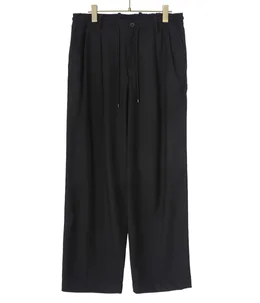 DOUBLE PLEATED EASY TROUSERS