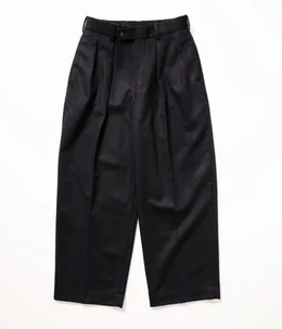 【予約】CASHMERE DOUBLE PLEATED TROUSERS