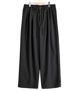 TRIPLE PLEATED EASY TROUSERS