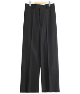 【予約】WIDE STRAIGHT TROUSERS ORGANIC COTTON GABARDINE