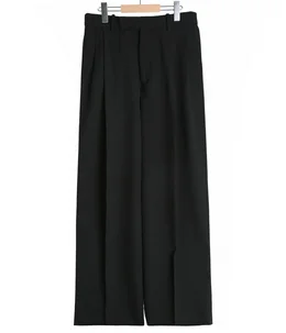 【予約】DOUBLE PLEATED SEMI EASY TROUSERS ORGANIC WOOL SURVIVAL CLOTH