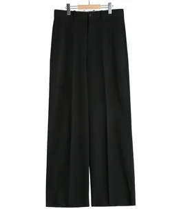 【予約】FLAT FRONT WIDE TROUSERS POLWARTH TUXEDO CLOTH