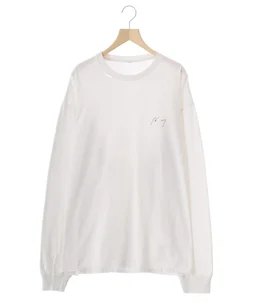 EMBROIDERY DYED LS T-SHIRT
