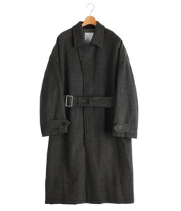 WOOL BLANKET BALMACAAN COAT