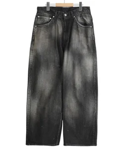 STRAIGHT WIDE DENIM PANTS