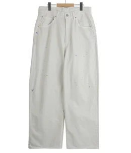 STRAIGHT WIDE DENIM PANTS