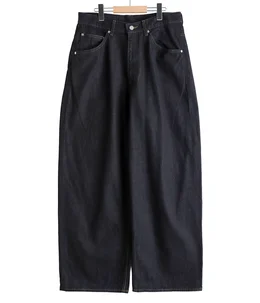 STRAIGHT WIDE DENIM PANTS OW