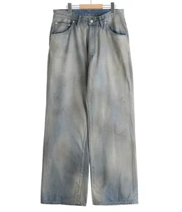 SHOE-CUT DENIM PANTS
