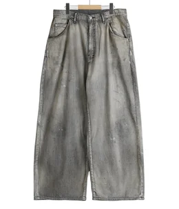 LIGHT OZ WIDE STRAIGHT DENIM PANTS