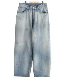 AGING STRAIGHT 5P DENIM PANTS