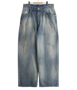 ANCELLM タペルドデニムパンツ ブラック サイズ1 SELVEDGE TAPERED 5P BLACK DENIM PANTS – ANCELLM