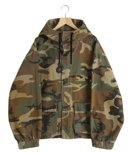 CAMO ZIPUP HOODIE