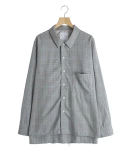 AGING RAYON CHECK SHIRT