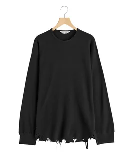 DAMAGE WAFFLE CREW LS