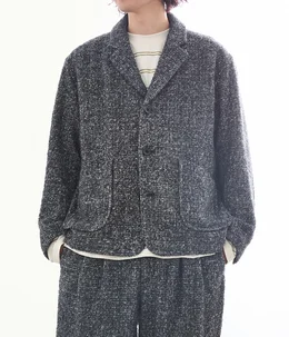 WOOL LOOP YARN TWEED JACKET